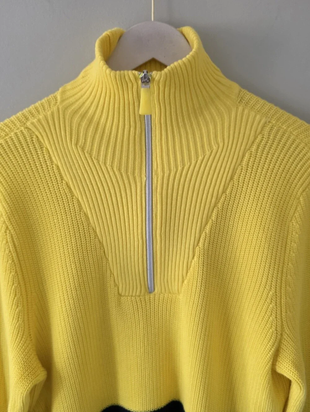 NWT Lauren Active Ralph Lauren M Soft Ribbed Knit Quarter-Zip Sweater Old Money
